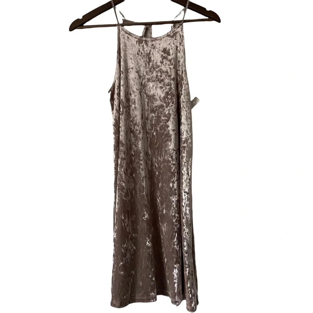The Vanity Room Crushed Velvet Dress - Picture 1 of 5